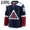 Colorado Avalanche tröja Customized Fanatics Premium 2024-25 Navy Tredje - NHL Tröjor Barn
